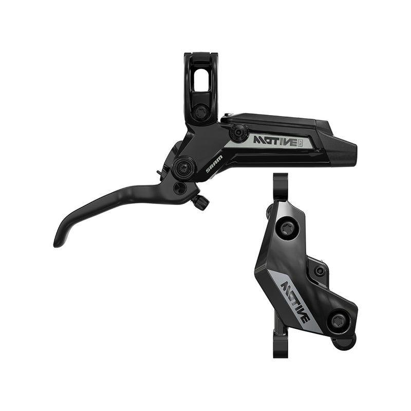 Load image into Gallery viewer, SRAM Motive Silver A2 MTB Hydraulic Disc Brake, Front, Post mount, Black