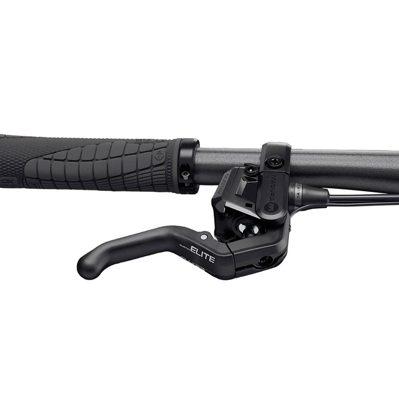 Load image into Gallery viewer, Magura Gustav Elite Disc Brake and Lever - Front or Rear, Post Mount, 4-Piston, Carbotecture Lever Blade, W/Higo Closer,