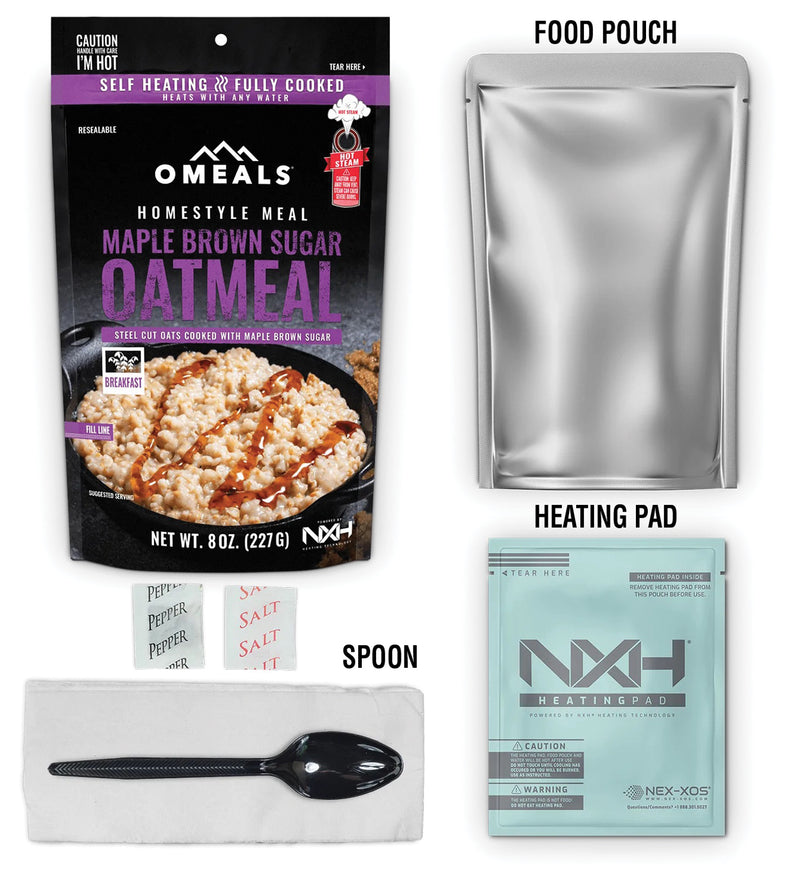 Load image into Gallery viewer, Omeals Omeals Homestyle Breakfast Omeals Maple Brn Sugar Oatmeal Meals