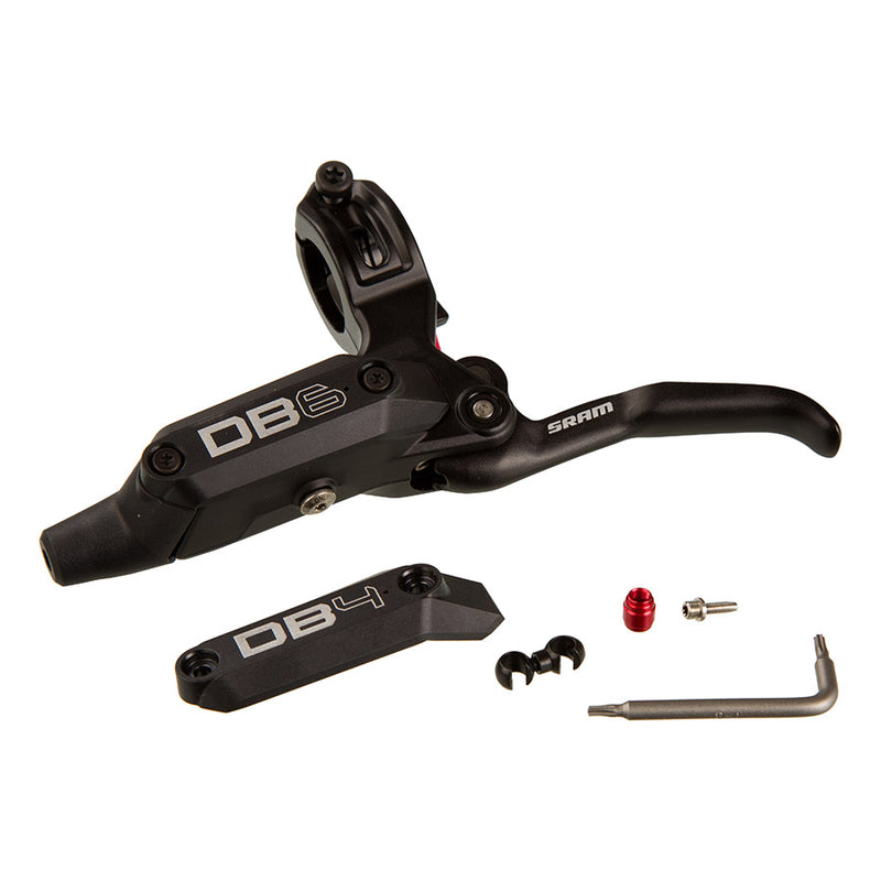 Load image into Gallery viewer, SRAM DB6/4 Disc Brake Lever Assembly - Left, Aluminum Lever Blade, Diffusion Biack, A1