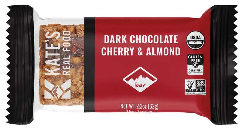 Load image into Gallery viewer, Kate's Real Food Dark Chocolate Cherry Energy Bars - Pack of 6 Pack of 12