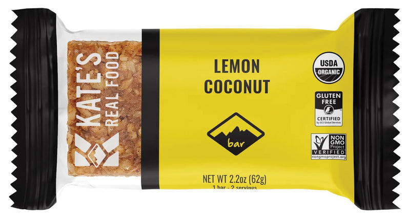 Load image into Gallery viewer, Kate's Real Food Lmn Coco Bar: Energizing Snack for On-the-Go Nutrition Pack of 12