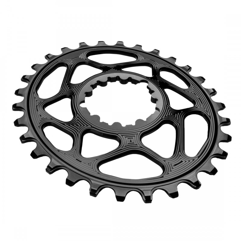 Load image into Gallery viewer, absoluteBLACK Oval Narrow Wide Chainring 30t Direct Mount 10/11/12-Spd Aluminum