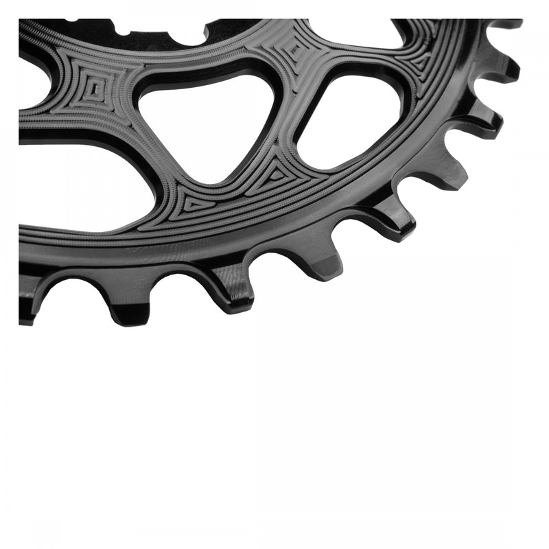 Load image into Gallery viewer, absoluteBLACK Oval Narrow Wide Chainring 30t Direct Mount 10/11/12-Spd Aluminum