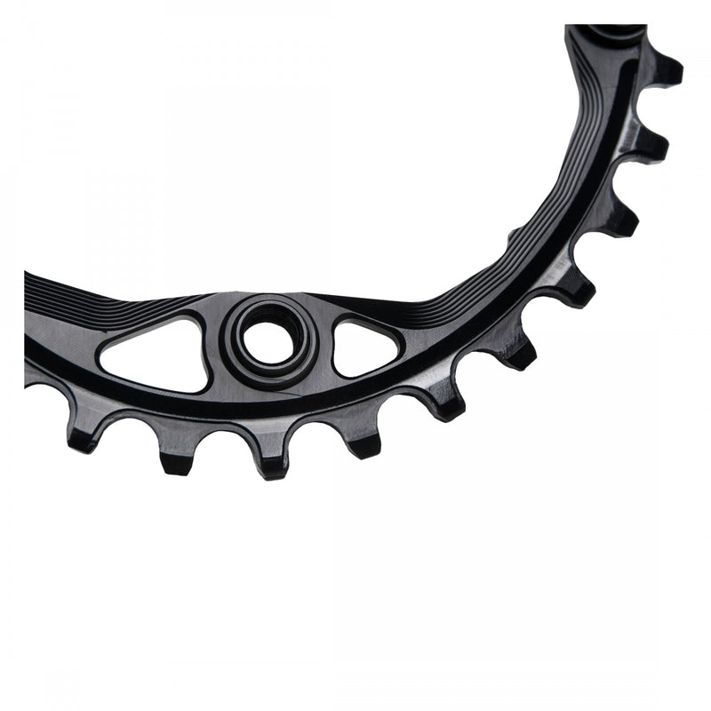 Load image into Gallery viewer, absoluteBLACK Oval Narrow Wide Chainring 32t 104 BCD 4-Bolt 10/11/12-Spd Alloy