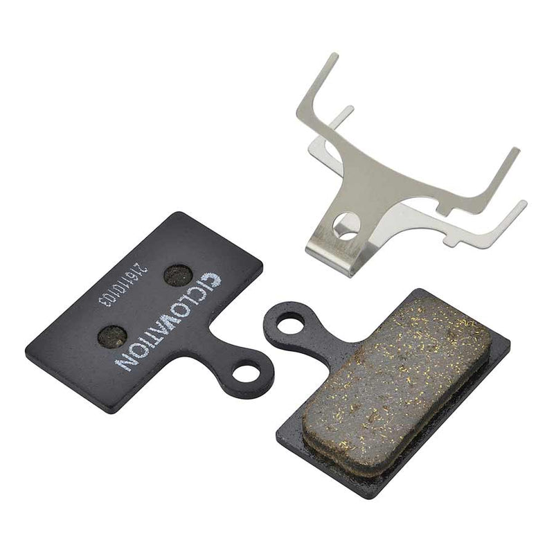 Load image into Gallery viewer, Ciclovation Advanced Disc Disc brake pad, Organic, Steel backplate, Shimano G-Type (ex: XTR M985 XT M785)