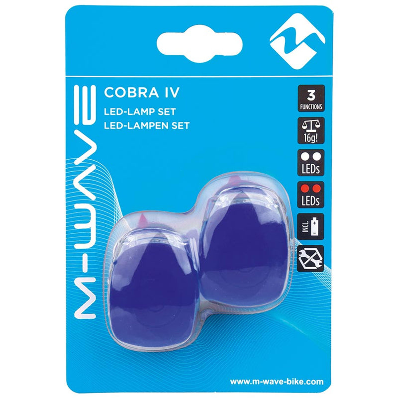 Load image into Gallery viewer, M-Wave Cobra IV Light Set Blue