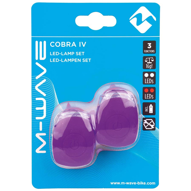 Load image into Gallery viewer, M-Wave Cobra IV Light Set Purple