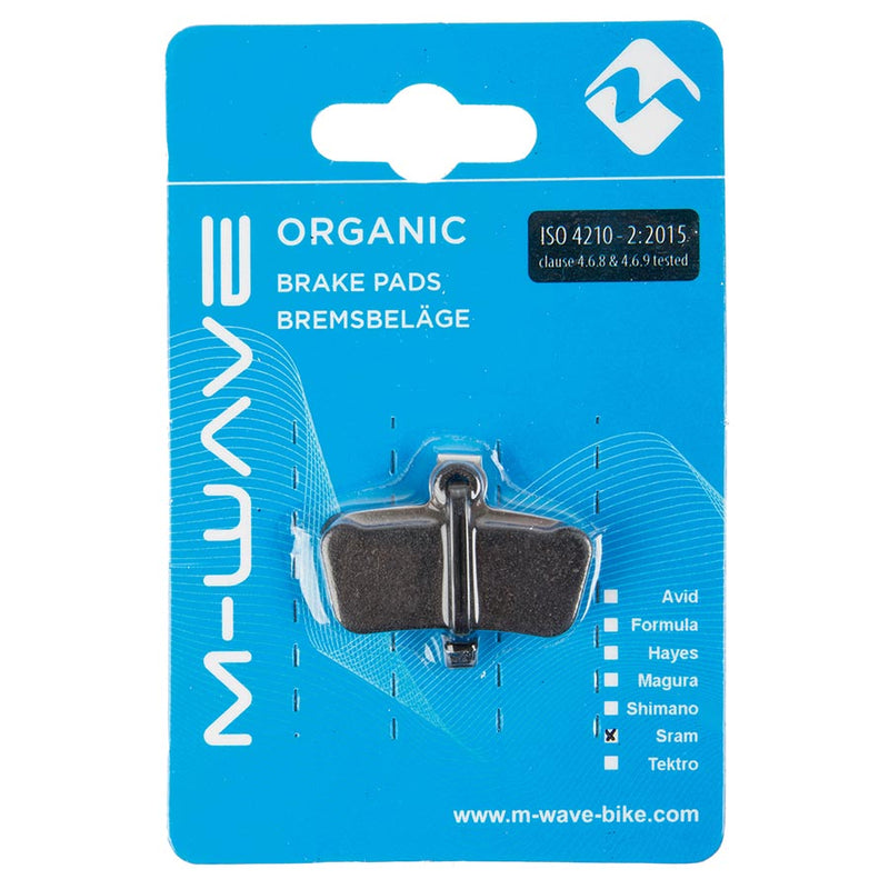 Load image into Gallery viewer, M-Wave Organic S3 Disc Brake Pads, Shape: SRAM Guide/G2, Organic