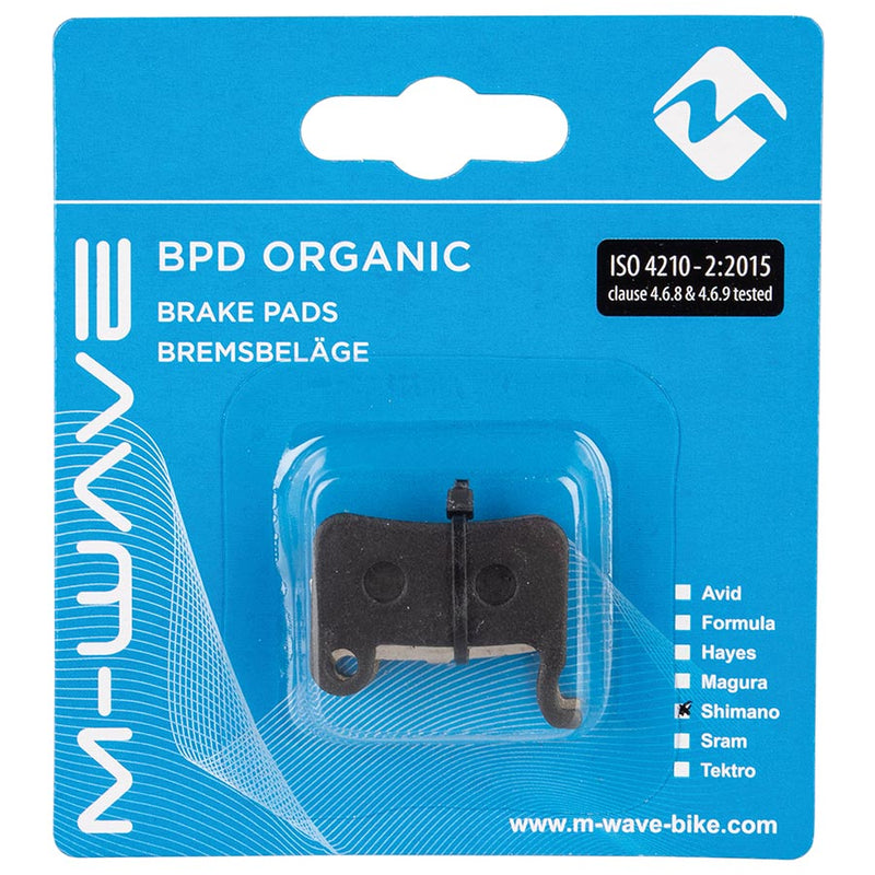 Load image into Gallery viewer, M-Wave Organic ST1 Disc Brake Pads, Shape: Shimano A-Type, Organic