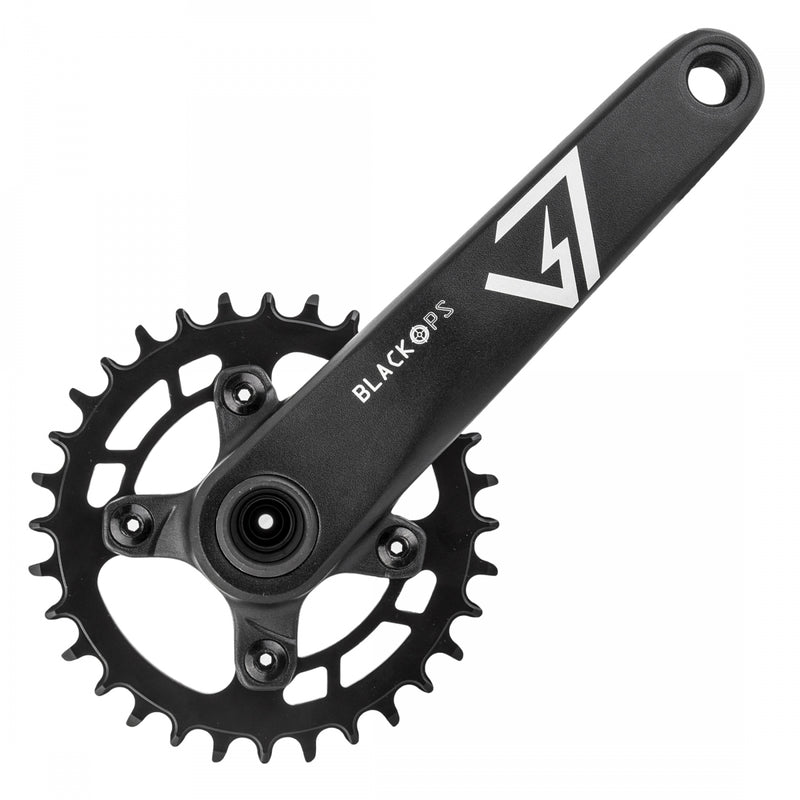 Load image into Gallery viewer, Black Ops Alloy MTB Crankset 175mm 1x10/11/12 Speed BB Included Aluminum