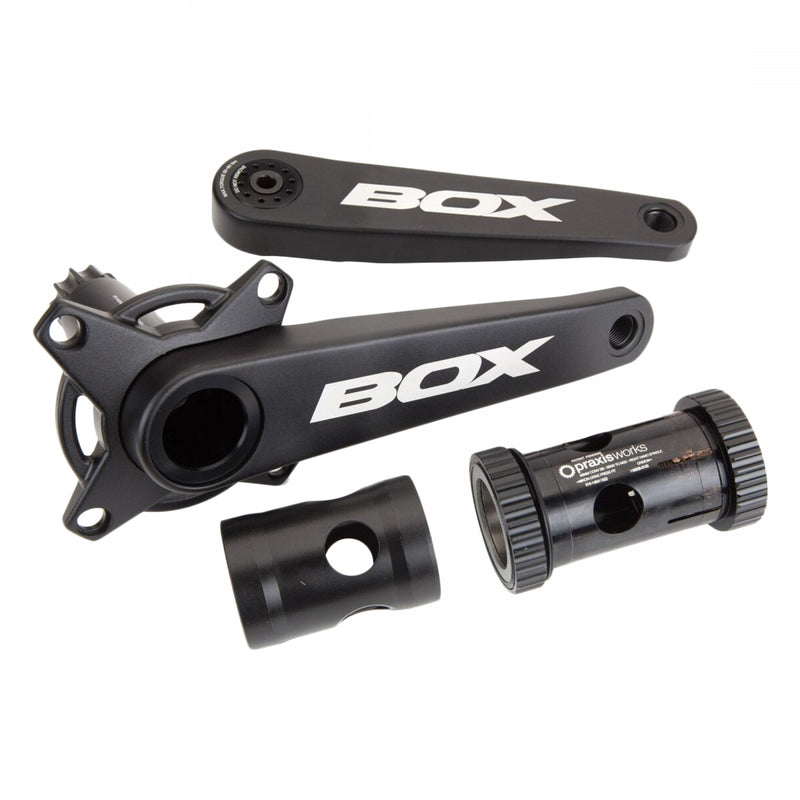 Load image into Gallery viewer, BOX One M35 2 Piece Cranks 175mm 104 BCD BB Included Aluminum Black