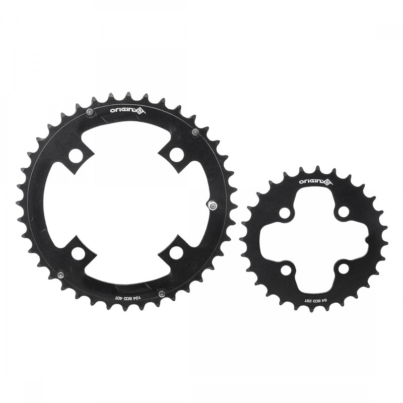 Load image into Gallery viewer, Origin8-Chainring-Chainring-Set-64-mm-104-mm-64-104mm-4-Bolt-CNRG0693-Bicycle-Chainring