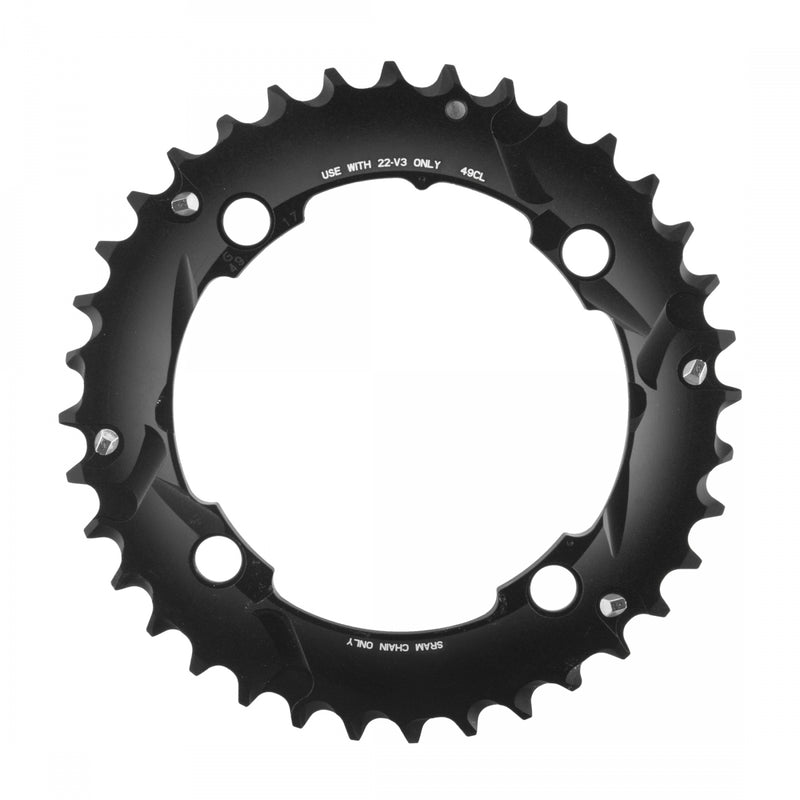 Load image into Gallery viewer, SRAM/Truvativ X0 X9 Chainring 36t 104 BCD 10-Speed Aluminum Blk Use with 22t