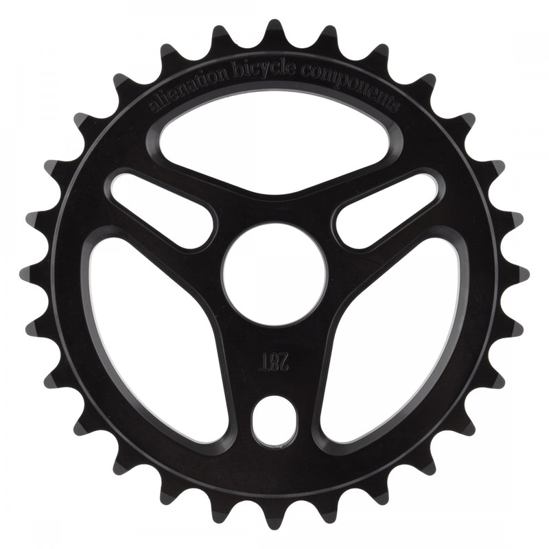 Load image into Gallery viewer, Alienation-Chainring-28t-One-Piece-1pc-CNRG1602-Bicycle-Chainring
