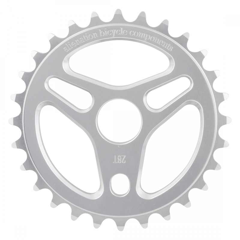 Load image into Gallery viewer, Alienation-Chainring-28t-One-Piece-1pc-CNRG1604-Bicycle-Chainring