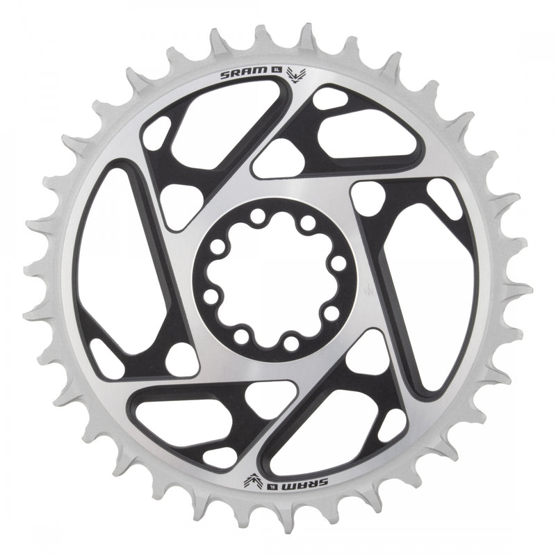 Load image into Gallery viewer, SRAM XX SL Eagle T-Type Direct Mount Chainring - 34t, 12-Speed, 8-Bolt Direct Mount, 0mm Offset, Aluminum, Black/Silver,
