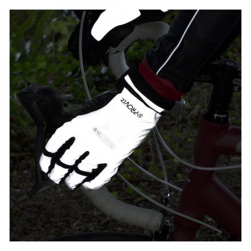 Load image into Gallery viewer, Proviz Reflect360 Waterproof Cycling Gloves Black/Grey LG Unisex Full Finger