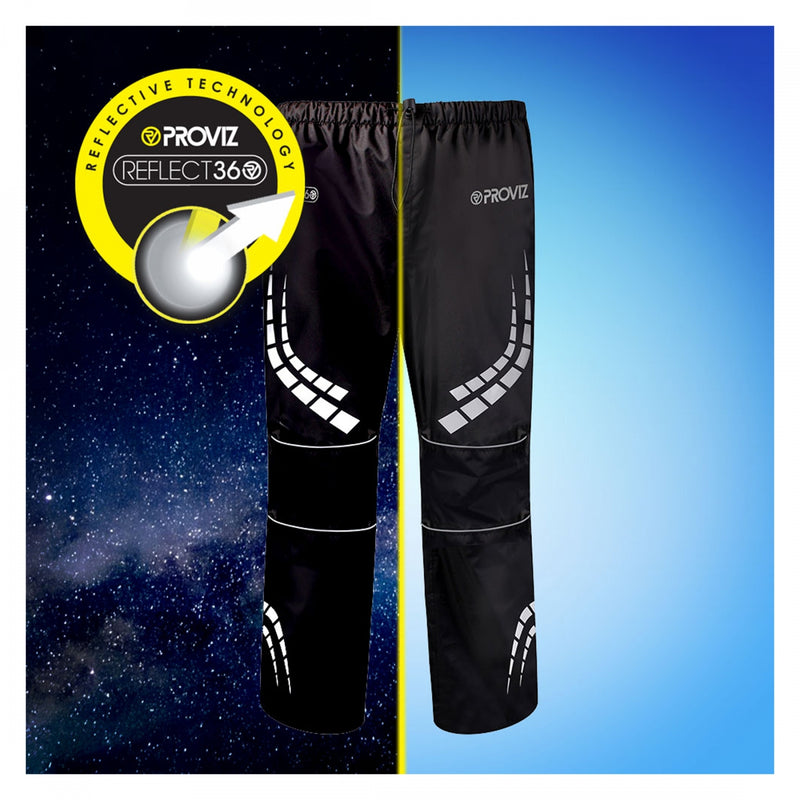 Load image into Gallery viewer, Proviz Reflect360 Waterproof Over Pants Black LG Men`s