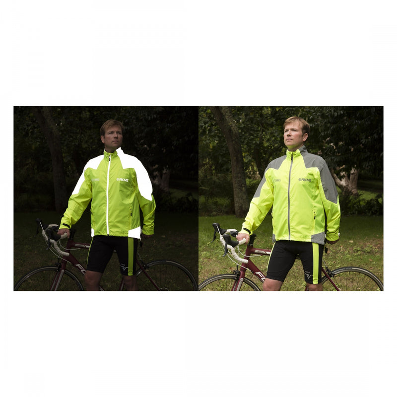 Load image into Gallery viewer, Proviz Nightrider 2.0 Cycling Jacket Yellow LG Men`s