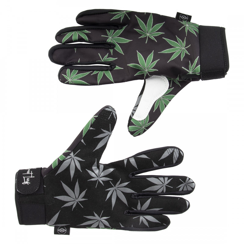Load image into Gallery viewer, Alienation Sweet Leaf Gloves Black XL Unisex Full Finger