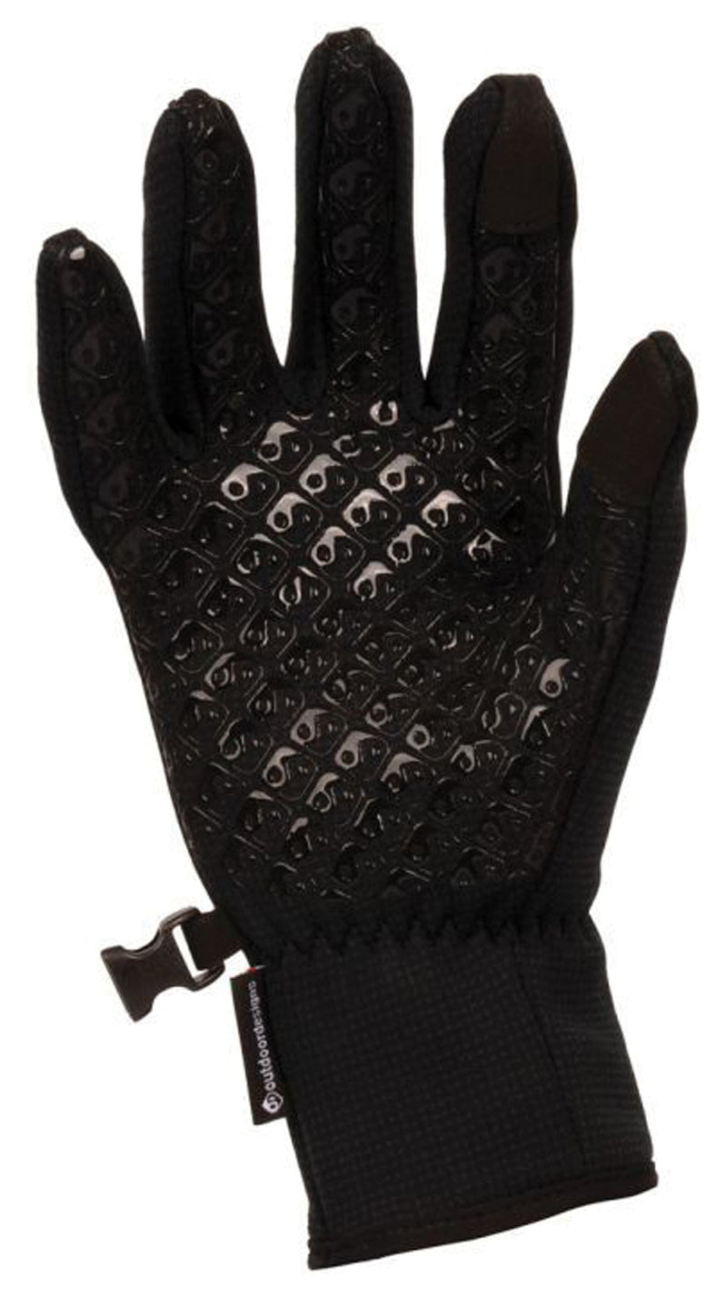 Load image into Gallery viewer, Outdoor Designs Takustretch Women's Windproof Glove - Black, Size S