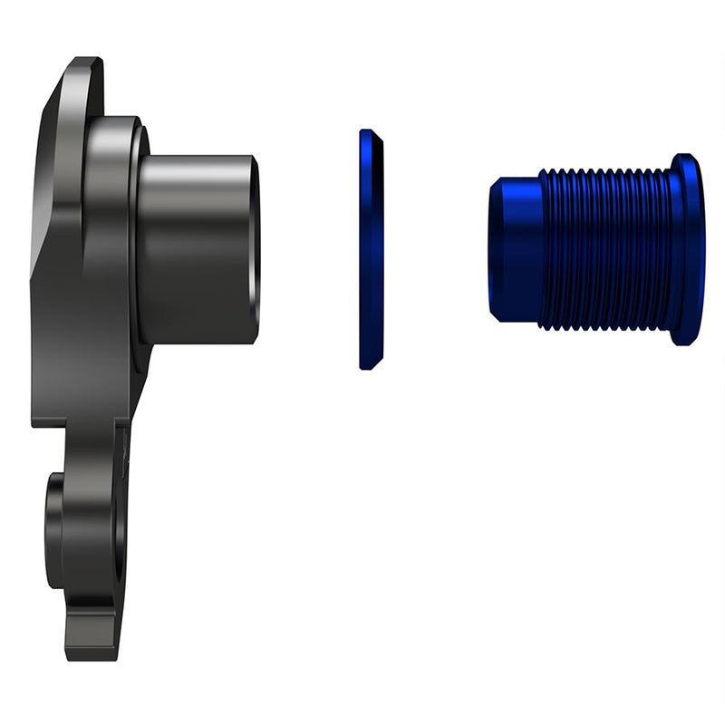 Load image into Gallery viewer, Wheels Manufacturing Universal Derailleur Hanger - 404-6, For Frames designed to accept SRAM UDH, Black/Blue