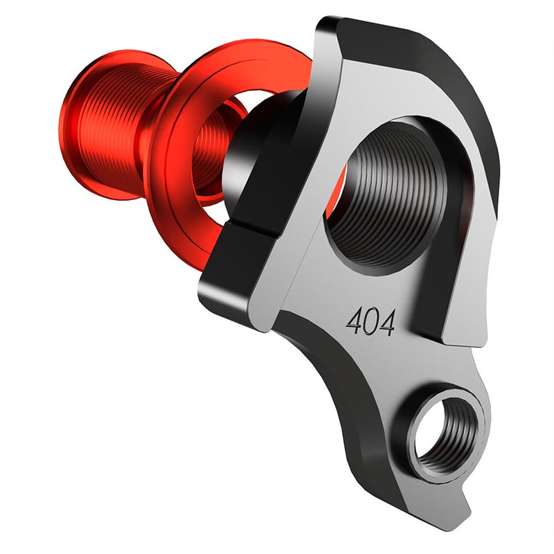 Load image into Gallery viewer, Wheels Manufacturing Universal Derailleur Hanger - 487-1, For Trek ABP MTB Frames designed to accept SRAM UDH, Black/Red