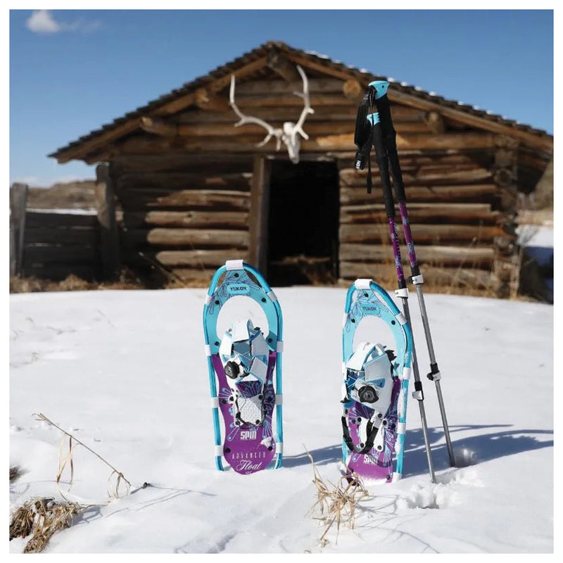 Load image into Gallery viewer, Yukon Charlie's Float Spin Wms Snwshoekit 8x25