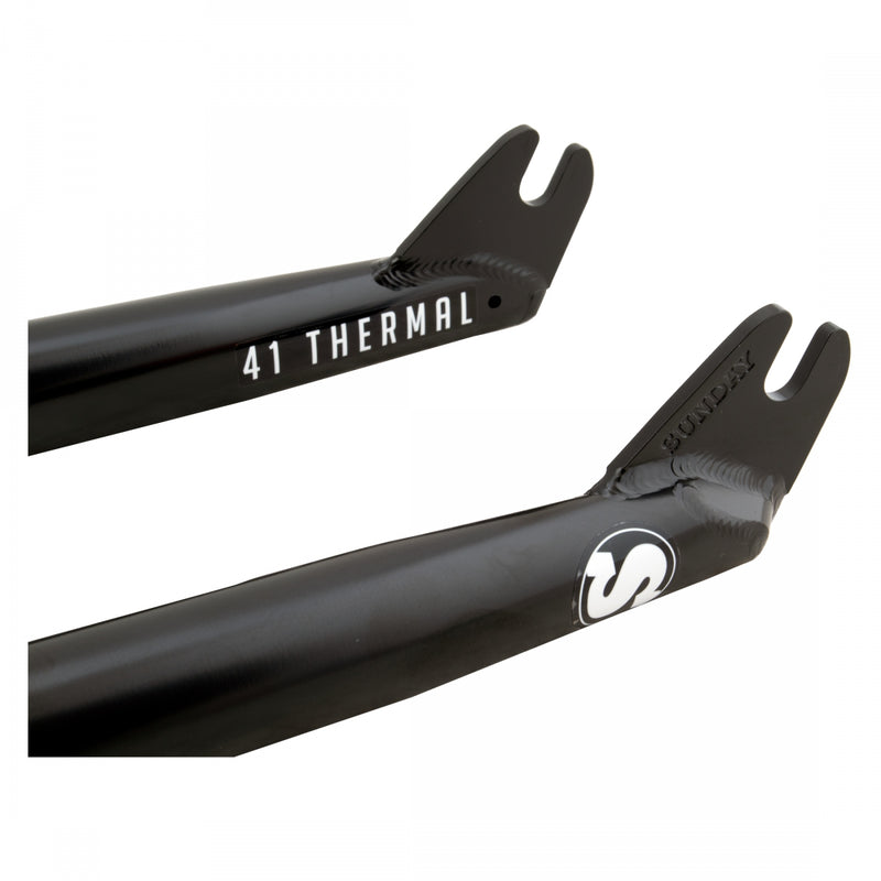Load image into Gallery viewer, Sunday Darkwave BMX Fork - 28mm Offset, Black