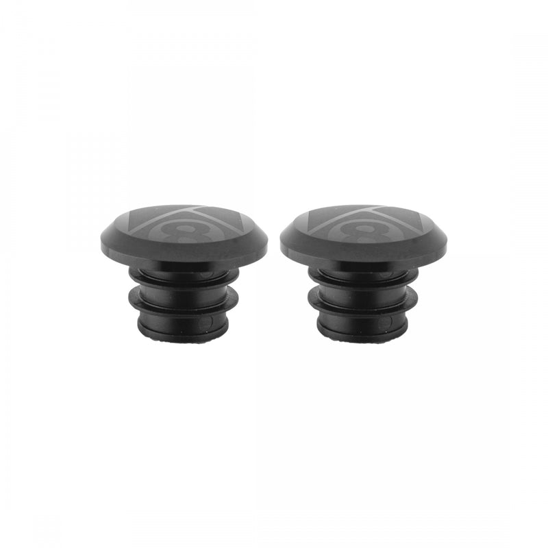 Load image into Gallery viewer, Origin8 Alloy MTB Push-In Bar End Plugs Push-In Anodized Black
