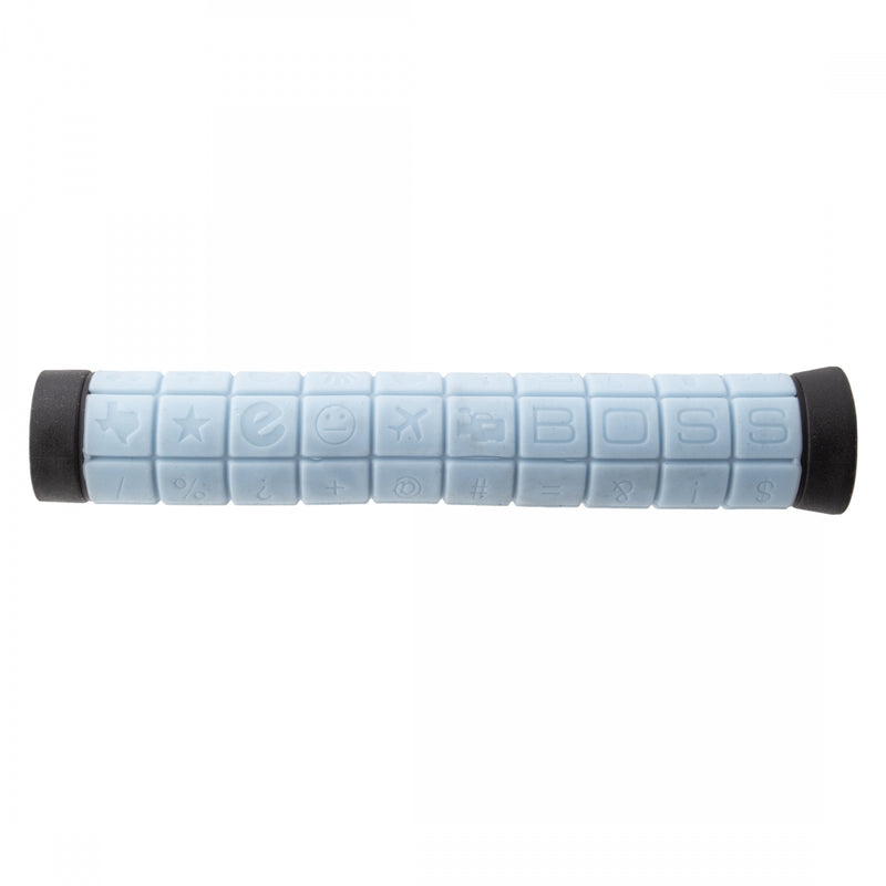 Load image into Gallery viewer, Odyssey Keyboard v2 Grips - Black/Sky Blue Emojis Hand-Picked By Aaron Ross