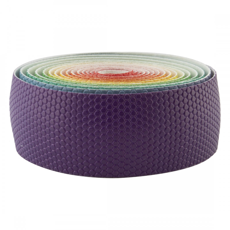 Load image into Gallery viewer, Snack! Fade V2 Handlebar Tape High Contrast Rainbow 2100mm