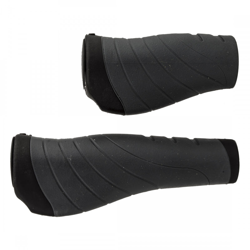 Load image into Gallery viewer, Sunlite Ergo Form Locking Single Lock On Black/Grey 130mm/92mm