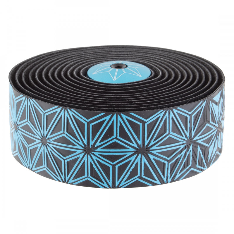 Load image into Gallery viewer, Supacaz Super Sticky Kush Star Fade Bar Tape Star Fade Neon Blue 2160mm