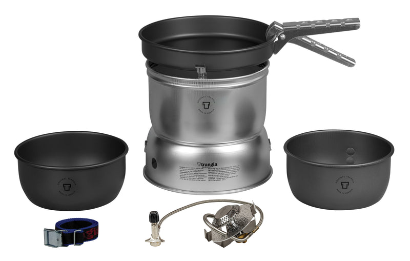 Load image into Gallery viewer, Trangia 27-7 Ultralight Hard Anodized Stove Kit with Gas Burner - Perfect for Backpacking Adventures!