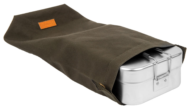 Load image into Gallery viewer, Trangia Roll Top Bag Set: Large Olive Mess Tin, Stove Fuel, and Accessories Organizer