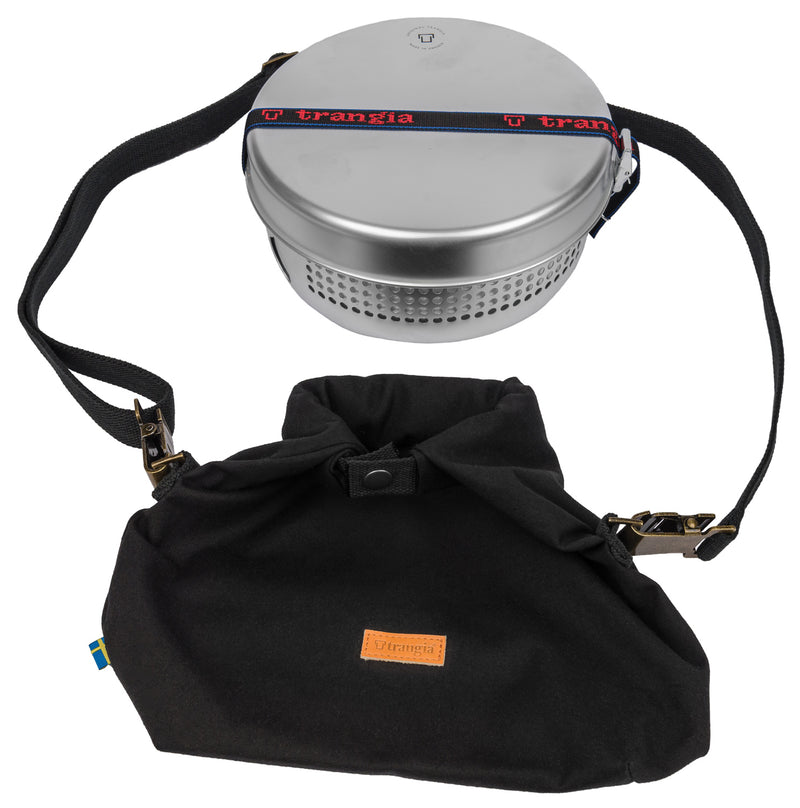Load image into Gallery viewer, Trangia Roll Top Stove Bag 25 - Black, for Stove Fuel & Accessories Organization