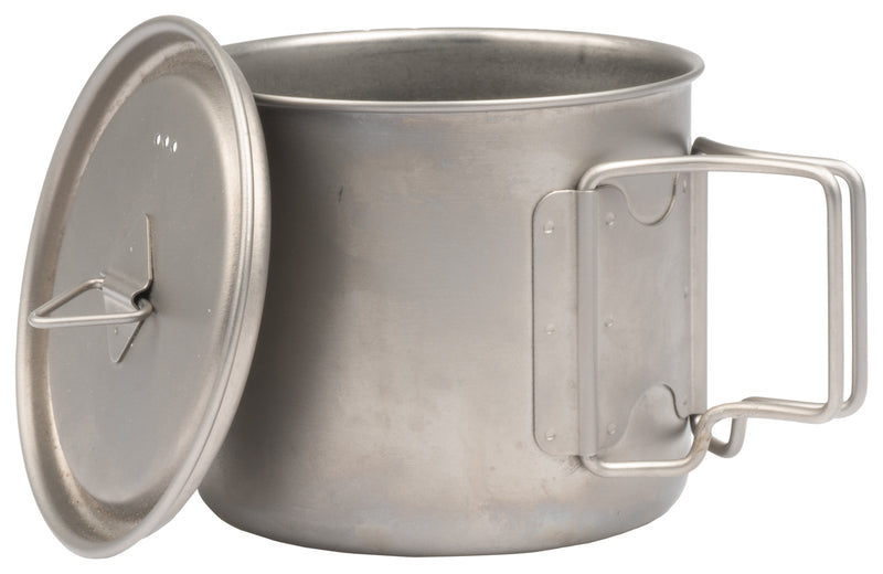 Load image into Gallery viewer, Olicamp Space Saver Mug 550 with Lid Titanium - Lightweight and Durable Camping Essential