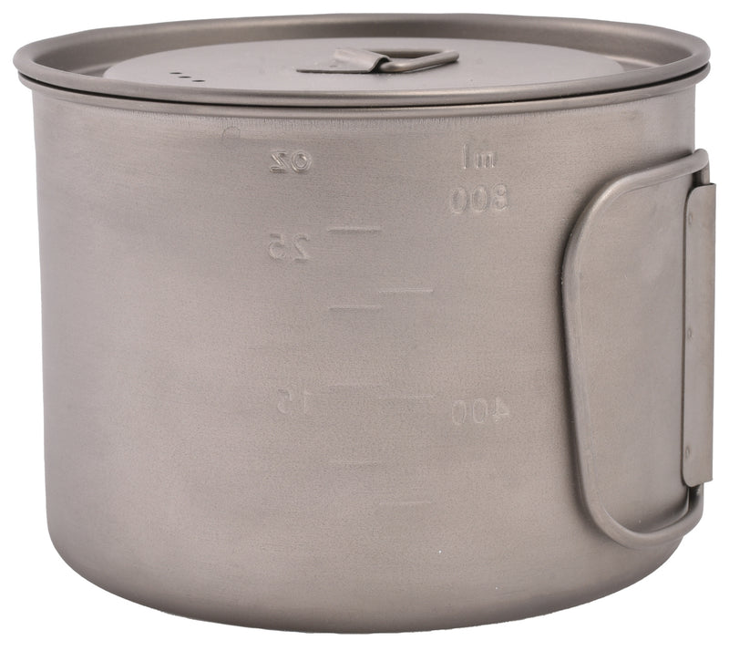 Load image into Gallery viewer, Olicamp Space Saver Pot 900 with Lid Titanium - Lightweight and Durable Camping Cookware