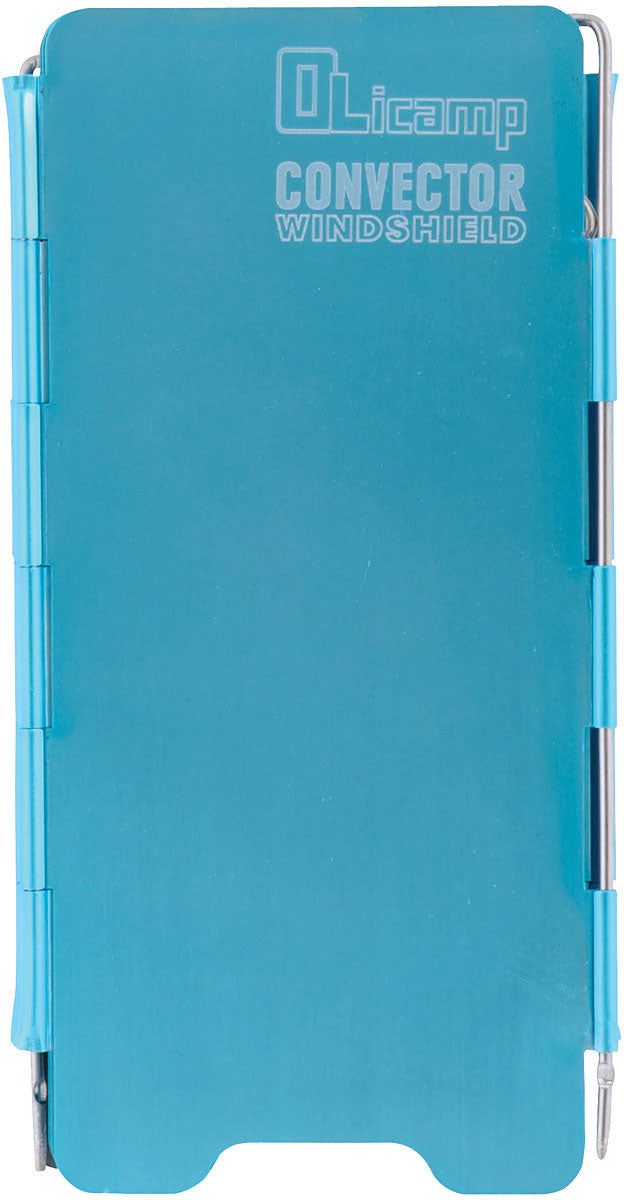 Load image into Gallery viewer, Olicamp Convector Windshield - Blue: Essential Backpacking Stove Accessory