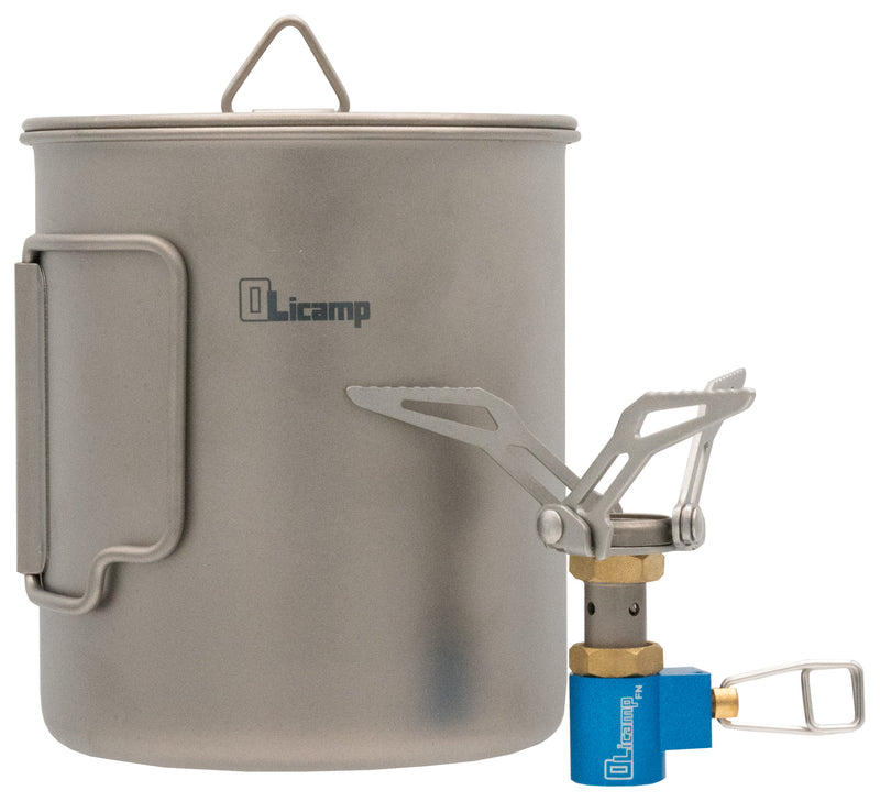 Load image into Gallery viewer, Olicamp Ion Stove with Titanium 750ml Space Saver Mug Combo