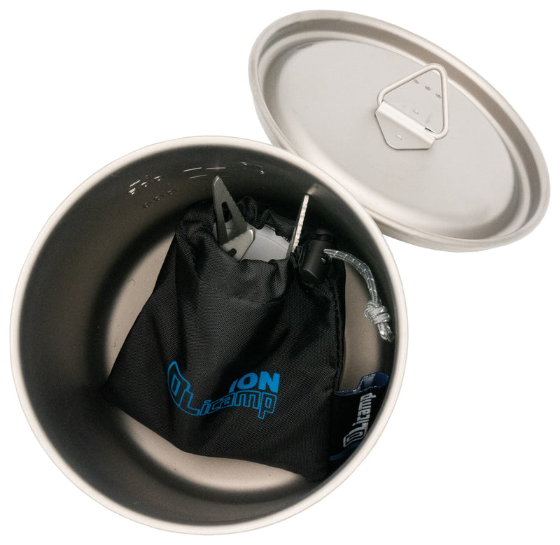 Load image into Gallery viewer, Olicamp Ion Stove with Titanium 750ml Space Saver Mug Combo