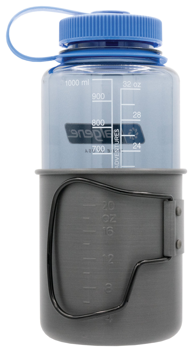 Load image into Gallery viewer, Olicamp Space Saver Nalgene Grey Combo: Compact and Convenient Hydration Solution