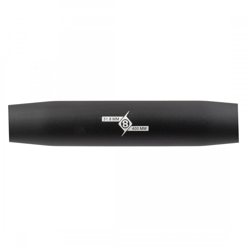 Load image into Gallery viewer, Origin8 Flash II Black 31.8mmx400mm AL6061 Black Aluminum Flattened Aero Top