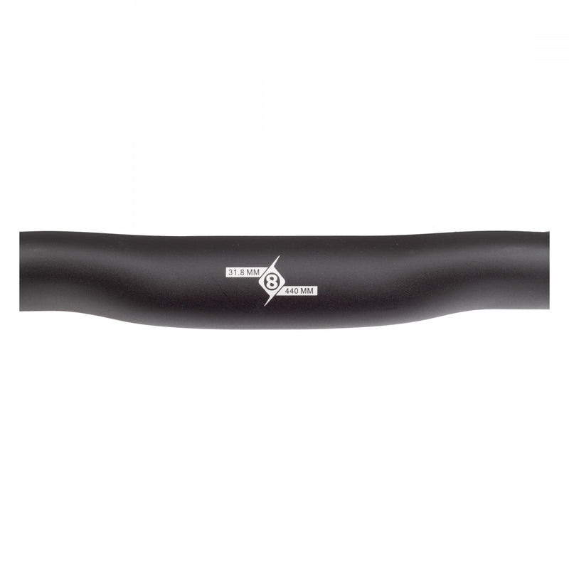 Load image into Gallery viewer, Origin8 Flash II Aero 31.8mm 440mm AL6061 Black Aluminum| Flattened Aero Top