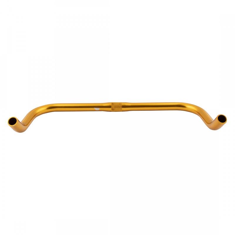 Load image into Gallery viewer, Pure Cycles Bullhorn Handlebar 25.4mm Clamp 435mm Fixie/Road bars Gold Aluminum