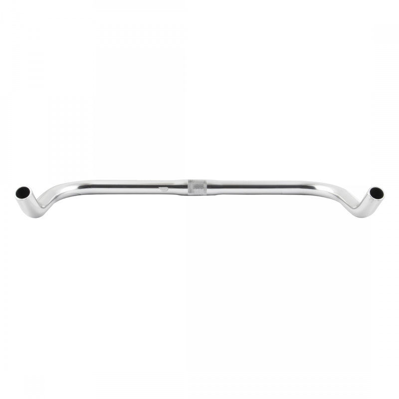 Load image into Gallery viewer, Pure Cycles Bullhorn Handlebar 25.4mm Clamp 435mm Fixie/Road Silver Aluminum