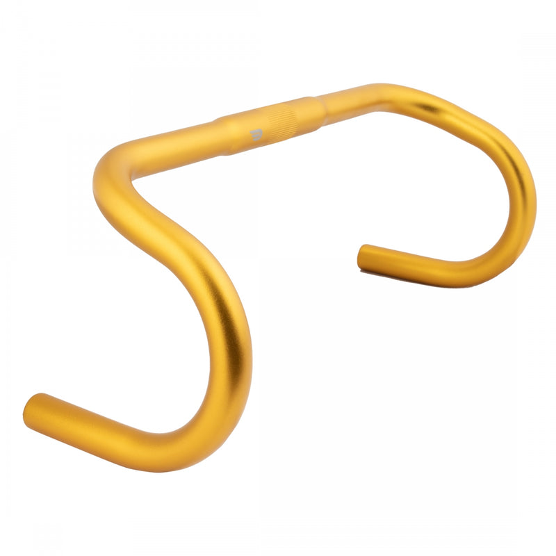 Load image into Gallery viewer, Pure Cycles Pure Fix Drop Bars 25.4mm Clamp 400mm 138mm Drop Gold Aluminum| Road
