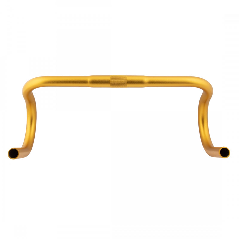 Load image into Gallery viewer, Pure Cycles Pure Fix Drop Bars 25.4mm Clamp 400mm 138mm Drop Gold Aluminum| Road